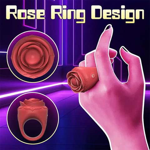 Rose Ring Mini Vibrator