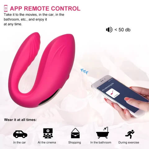 APP Wireless G-spot Vibrating Dildo