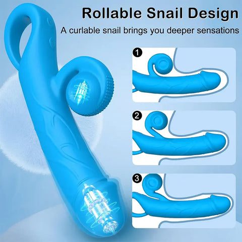 Snail Bliss 10-Function Clitoral & G-Spot Vibrator