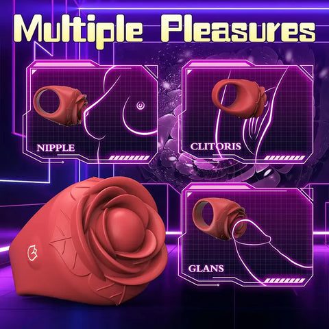 Rose Ring Mini Vibrator