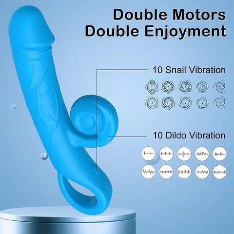 Snail Bliss 10-Function Clitoral & G-Spot Vibrator