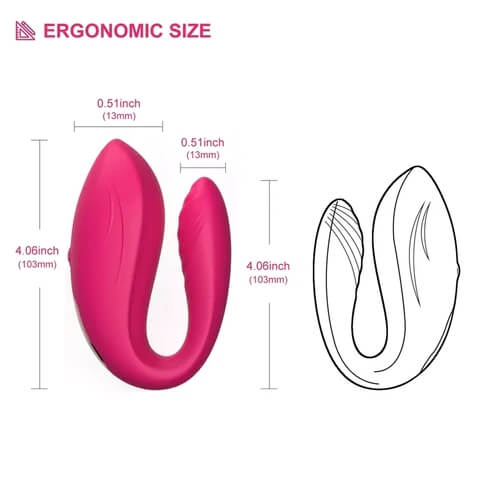 APP Wireless G-spot Vibrating Dildo