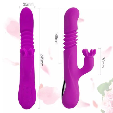 Vaginal Massager Telescopic Vibrator