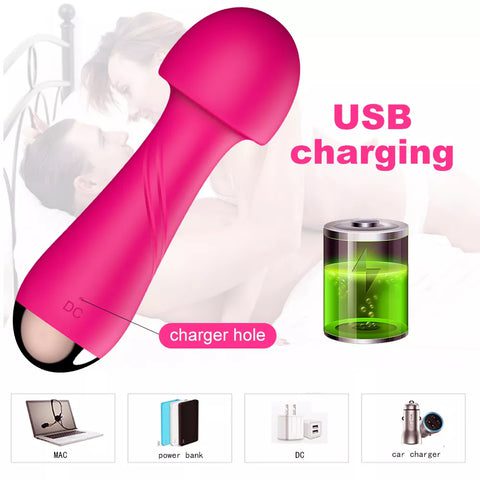 Mini Cordless Handheld Wand Massager