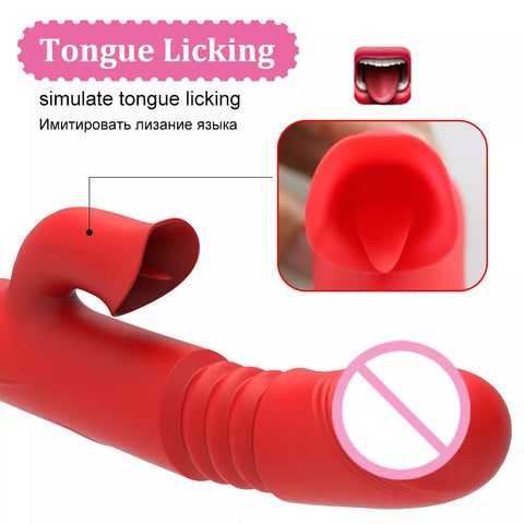 Telescoping Rotating G-spot Stimulator